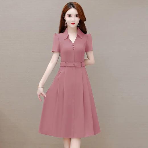 YX-大码女装POLO领时尚连衣裙女 商品图1