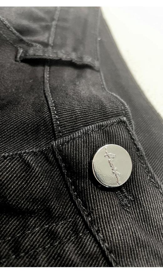 2楼名邦氨纶十棉黑色烟管裤 商品图2