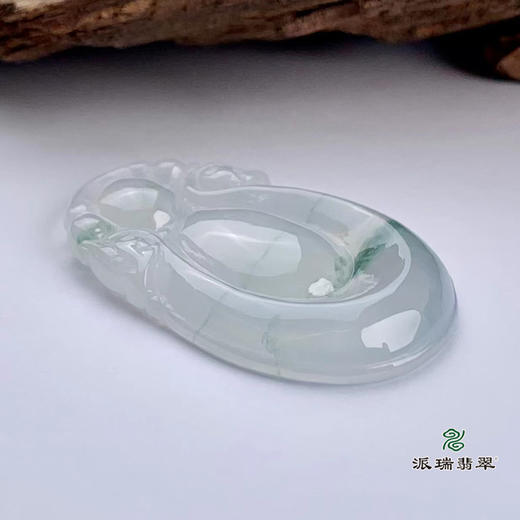 派瑞翡翠 翡翠挂件 糯种 飘花 商品图3