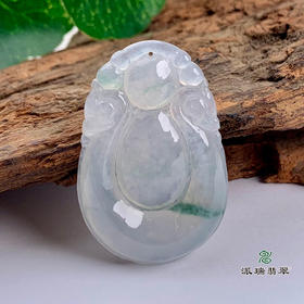 派瑞翡翠 翡翠挂件 糯种 飘花