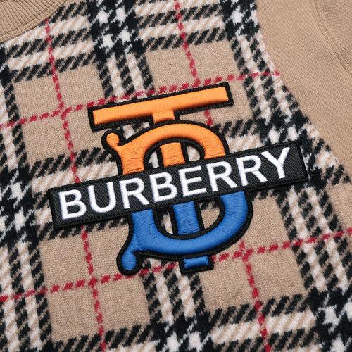 【国内现货】BURBERRY/博柏利 男卫衣 男款棉/山羊绒圆领长袖卫衣运动衫 803611 商品图3