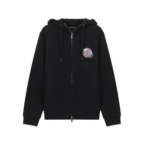 Emporio Armani/安普里奥阿玛尼 男卫衣男士棉质加绒款连帽拉链上衣外套 6K1B8P 1JM3Z 商品图11