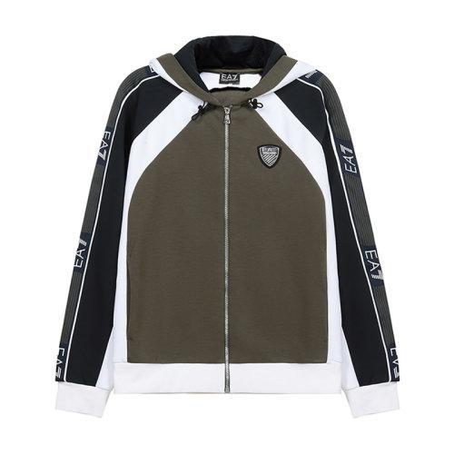 EA7/EA7 男士夹克 男士聚酯纤维/棉质连帽长袖运动衫外套 6HPM01 PJ3MZ 商品图5