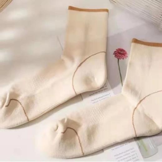 素道有机彩棉运动袜   秋冬款保暖吸汗透气柔软亲肤【京东快递送货上门】 商品图0