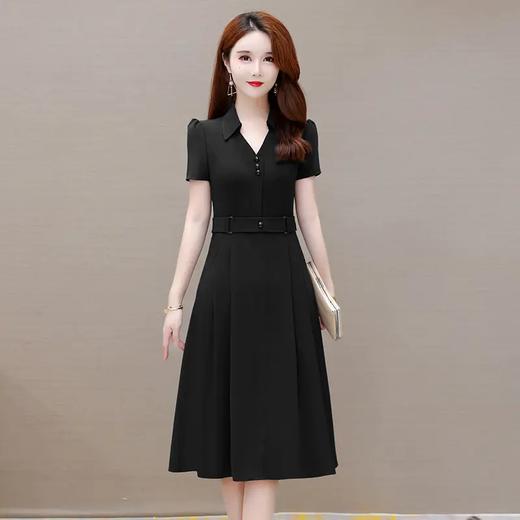 YX-大码女装POLO领时尚连衣裙女 商品图5