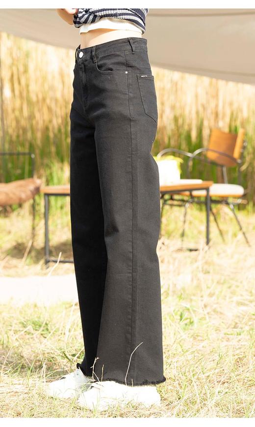 2楼名邦氨纶十棉黑色烟管裤 商品图1