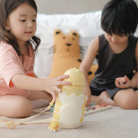 zoyzoii儿童保温杯带吸管便携宝宝水壶幼儿园男小学生女可爱水杯