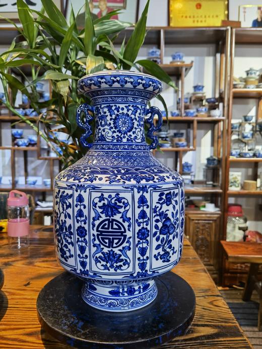 曹细毛：柴窑青花＜瓷王＞ 商品图0