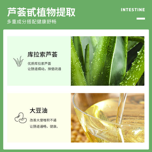 华喜达芦荟软胶囊通便适用便秘者调理通便排宿便润肠官方旗舰正品 商品图2