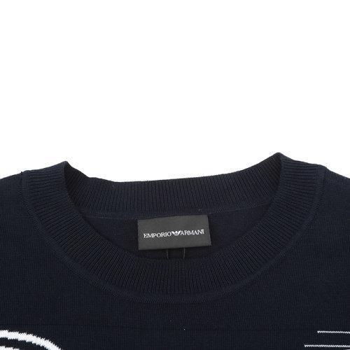 Emporio Armani/安普里奥阿玛尼 男士针织衫/毛衣 男士棉质圆领长袖针织衫 3Z1MYD 1MRTZ 商品图12