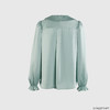 乖乖领荷叶袖衬衣 商品缩略图1