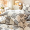 【小清新牛奶绒加厚四件套】水晶绒冬季保暖四件套 法莱绒被套 高密牛奶绒印花四件套 商品缩略图4