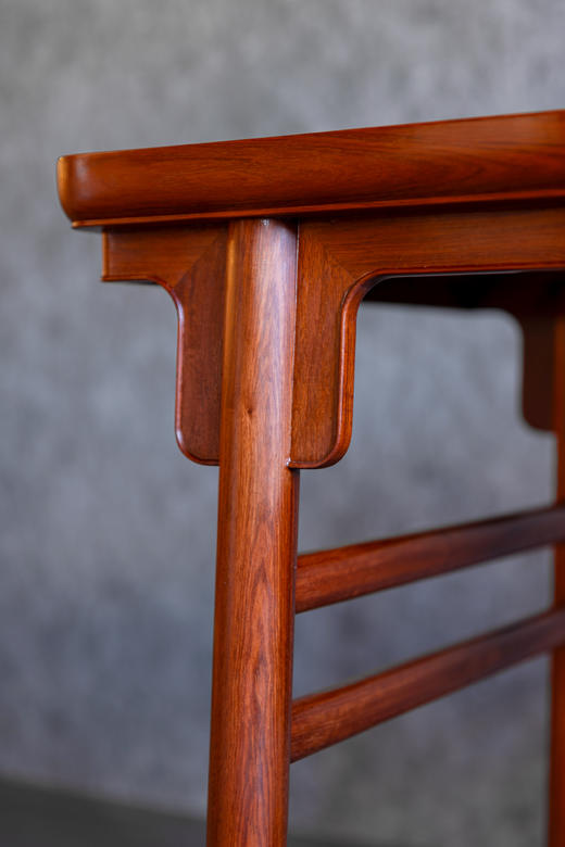 红桥红  家具严选  缅甸花梨（大果紫檀）【木面/云石面 88 拍卖款刀牙 平头案】 商品图6