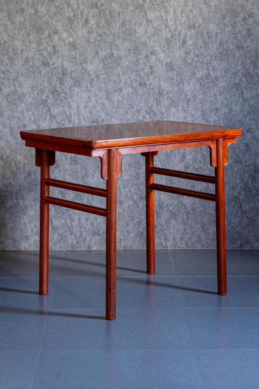 红桥红  家具严选  缅甸花梨（大果紫檀）【木面/云石面 88 拍卖款刀牙 平头案】 商品图9