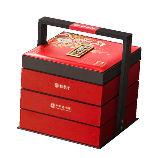 <有书独家>【食品酒水】稻香村2022年新款高端商务送礼月饼礼盒套装流心月饼鲜花饼坚果 商品图3