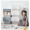 茶花塑料儿童玩具收纳箱斜口翻盖收纳箱大号3个装2885 商品缩略图1