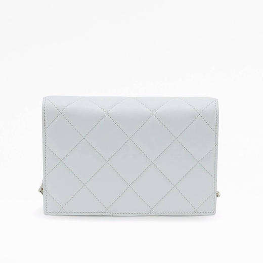 ALEXANDER MCQUEEN 亚历山大麦昆 女士绗缝纳帕皮革 McQueen 涂鸦印花小号骷髅包 白色 613088 1VCUB 9050 商品图2