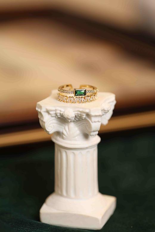 Manreya玛芮雅绿锆石戒指 商品图0