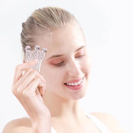 【买1送1】美容板水晶板面部刮痧脸部眼透明美容工具刮脸神器-M仓 商品图1