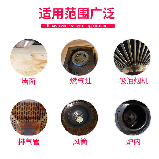 【买1瓶送4瓶！】抽油烟机清洗剂 去油污泡沫清洁剂 厨房清洁神器吸油烟机油污净 商品图3