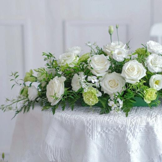 浮华-清爽白绿色系桌花 商品图5