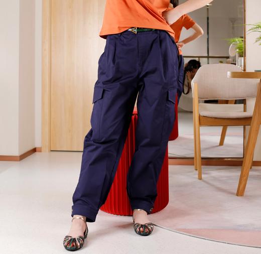 可穿三季 | 凹造型利器 薄款酷飒棉质工装裤 商品图0