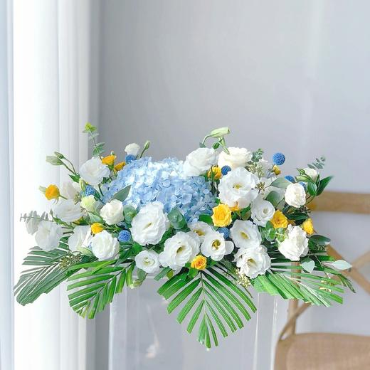 琉璃-蓝白色系桌花 商品图2