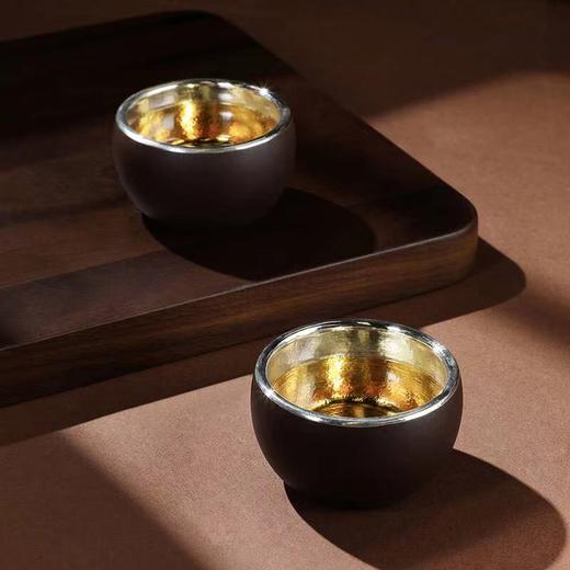 小罐茶茶具 岱宗揽月银盖紫砂壶巨匠礼盒 银盖紫砂壶+岁月公道杯+紫砂壶承+砂包银品茗杯*2 商品图3