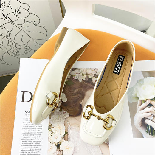 【凯撒】超软 漆皮蛋卷鞋 商品图4