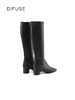 DFuse迪芙斯2022年新款方头弹力瘦瘦靴及膝靴长筒靴DF24117043 商品缩略图3