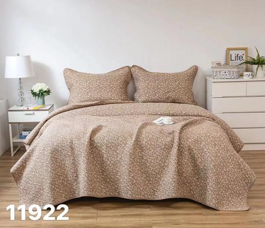 纯棉 床盖三件套 绒毯 商品图0