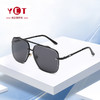 YCT2731新款新款潮流时尚方框钻石切边双梁太阳镜 商品缩略图2