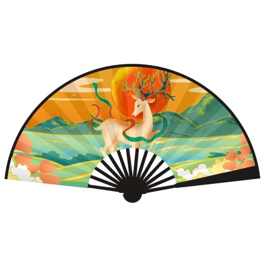 一鹿相伴折扇 商品图1