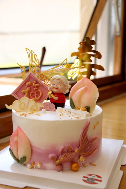 祝寿新款 寿桃奶奶 福如东海寿比南山（下单可备注寿公或寿婆） 商品图2