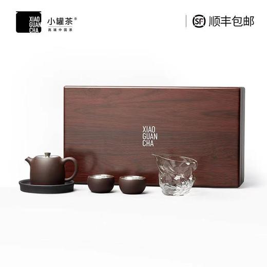 小罐茶茶具 岱宗揽月银盖紫砂壶巨匠礼盒 银盖紫砂壶+岁月公道杯+紫砂壶承+砂包银品茗杯*2 商品图0