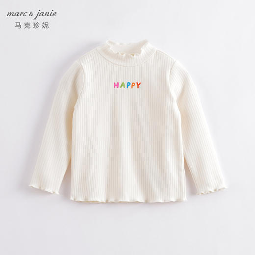 【德绒发热】马克珍妮秋装新款 女童半高领打底衫221831 商品图2