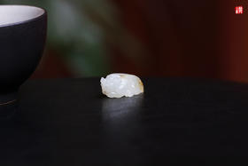 和田玉籽料【貔貅】吊坠 配精美挂绳