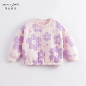 马克珍妮秋装新款 男女童趣味印花空气层卫衣221207