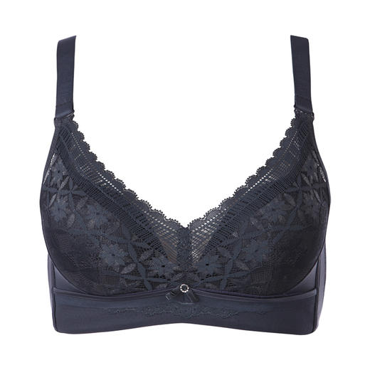 都市丽人聚拢升杯聚拢杯BC杯内衣蕾丝B:中厚C:薄3/4杯文胸四排扣树脂胶圈YB22A1 商品图5