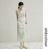 oldcolour白色简约连衣裙2022秋季新款法式气质高级感无袖长裙女 商品缩略图3