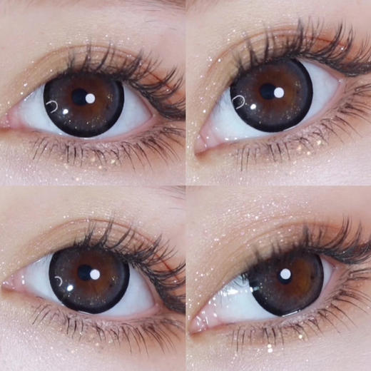 【大直径】4YOUTHCON-冰闪黑茶14.5mm【年抛 0-800度 无525/575】 商品图5