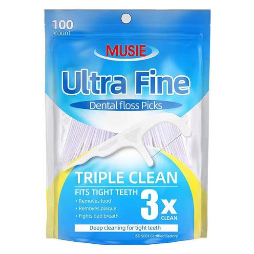 迈索丝 细滑牙线棒 100支/袋 商品图0