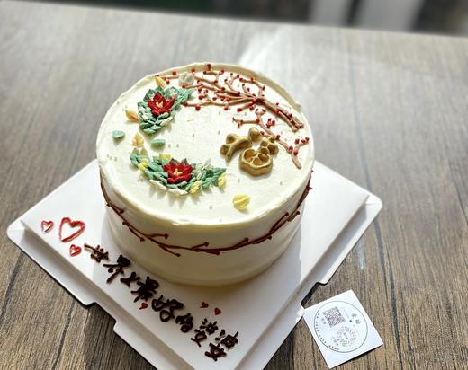 手工裱花祝寿生日蛋糕 商品图2