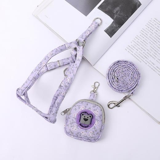 宠物夜光挂包胸背 猫咪狗狗牵引绳 工字型背心 可调节 无项圈 商品图5