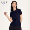 ELLE Active 新款夏季女士连帽T恤经典小撞色活力运动风短袖上衣 商品缩略图3