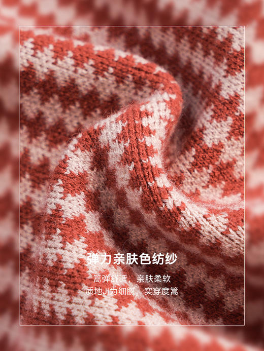 OLrain法式红色polo领短袖针织衫女夏季2022新款宽松薄款套头上衣 商品图2