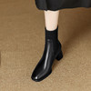 优雅百搭，新款粗跟飞织靴LD-6127 商品缩略图9
