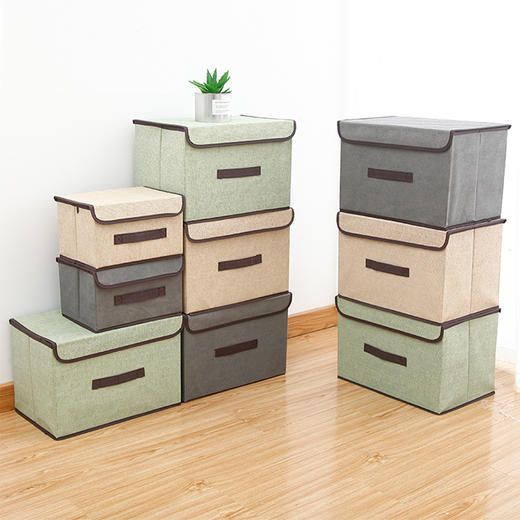 【收纳盒合集】家居布艺收纳盒 桌面收纳 数据线收纳盒 商品图1
