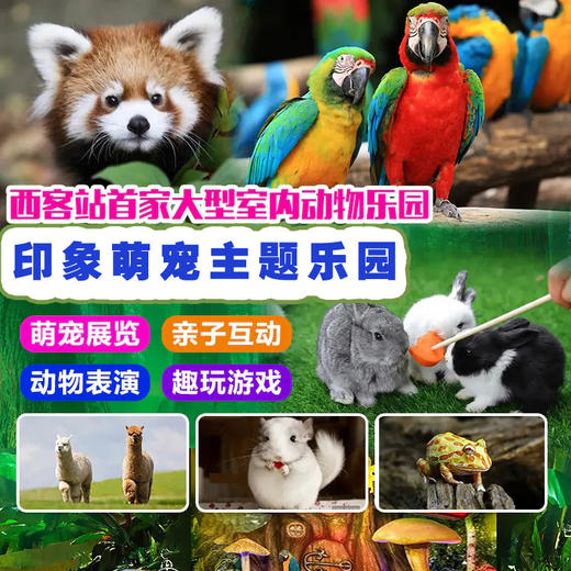 新开业丨印象萌宠主题乐园 萌动来袭，双人票138 | 三人票198 加赠超大儿童游乐场游玩！ 商品图0