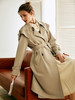 欧芮儿卡其色风衣外套女春季2022新款法式优雅宽松英伦设计感大衣 商品缩略图2